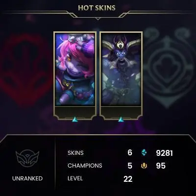 #263 [NO EMAIL ACCESS] - NA - 5 CHAMPIONS - 6 SKINS - 9281 BLUE ESSENCE - LAST PLAY MAY 2014 - SAFE 100% - WARRANTY