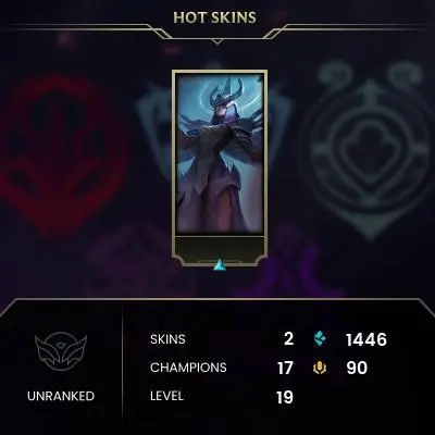 #288 [NO EMAIL ACCESS] - NA - 17 CHAMPIONS - 2 SKINS - 1446 BLUE ESSENCE - LAST PLAY JANUARY 2018 - SAFE 100% - WARRANTY