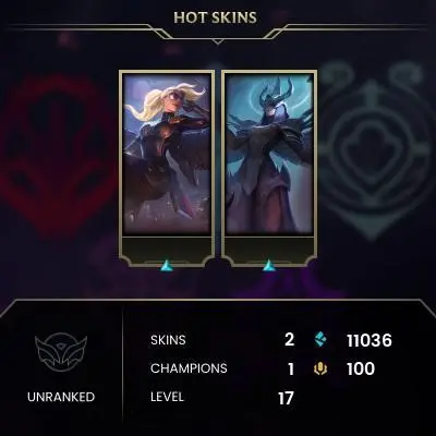 #305 [NO EMAIL ACCESS] - NA - 1 CHAMPIONS - 2 SKINS - 11036 BLUE ESSENCE - LAST PLAY OCTOBER 2020 - SAFE 100% - WARRANTY