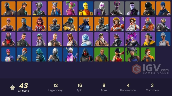 FA - [PC] 43 skins | OG STW | The Reaper | Elite Agent | Rogue Agent | Omega | The Prisoner | The Ice King | Zenith | Valor | Dark Voyager