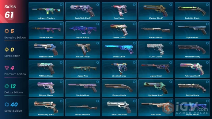 [AP] - SKINS 61 - KNIFE 3 - Sentinels of Light Vandal - Songsteel - K/TAC Blade - FULL ACCESS - INSTANT DELIVERY