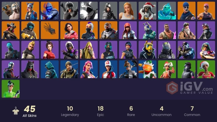 [PC/PSN/XBOX] FA 45 SKINS | OG STW | PSYCHO BANDIT | HOT MARAT | STAGE 5 | XEV | STAGE 4 | STAGE 5 | STAGE 4 - NO PONYTAIL | CATALYST |
