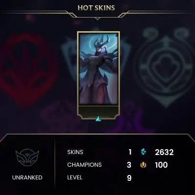 #457 [NO EMAIL ACCESS] - NA - 3 CHAMPIONS - 1 SKINS - 2632 BLUE ESSENCE - LAST PLAY JUNE 2023 - SAFE 100% - WARRANTY
