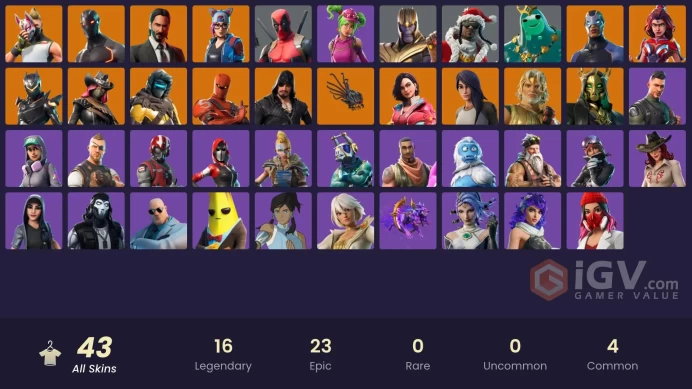 [PC/PSN/XBOX] FA 43 SKINS | OMEGA | AGENT PEELY | ORANGE JUSTICE | GRIND | CLUTCH | STAGE 5 | STAGE 5 | IMMORTAL FORM | STAGE 8 | STAGE 4 |