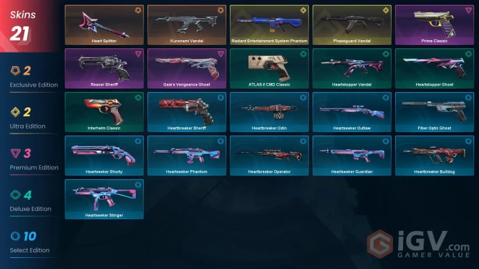 [EU\TURKEY] - SKINS 21 - KNIFE 1 - Phaseguard Vandal - Radiant Entertainment System Phantom - FULL ACCESS - INSTANT DELIVERY