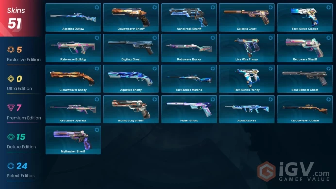 [EU\TURKEY] - SKINS 51 - KNIFE 3 - RGX 11z Pro Karambit - Kuronami Vandal - Sentinels of Light Vandal - FULL ACCESS - INSTANT DELIVERY