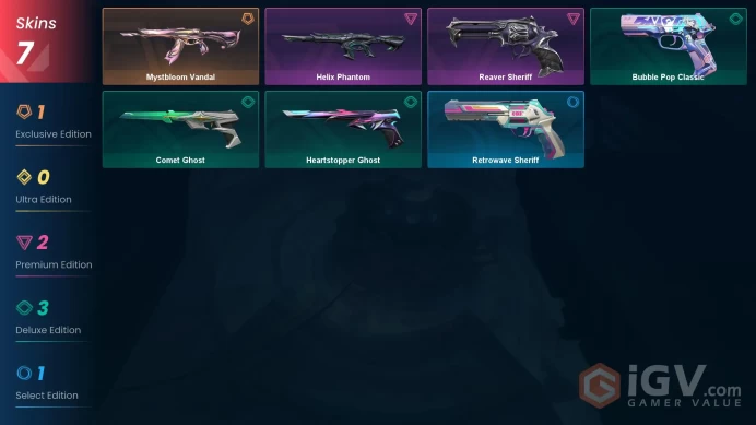 [EU\TURKEY] - SKINS 7 - Mystbloom Vandal - Helix Phantom - Reaver Sheriff - FULL ACCESS - INSTANT DELIVERY