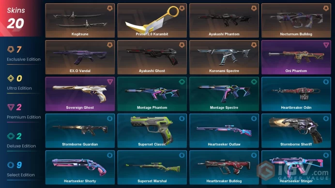 [EU] - SKINS 20 - KNIFE 2 - Kogitsune - Prime//2.0 Karambit - Ayakashi Phantom - FULL ACCESS - INSTANT DELIVERY
