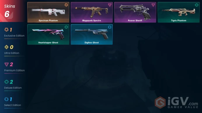 [EU] - SKINS 6 - Spectrum Phantom - Magepunk Spectre - Reaver Sheriff - FULL ACCESS - INSTANT DELIVERY