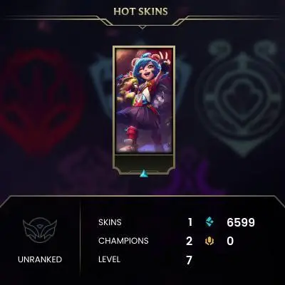 #905 [NO EMAIL ACCESS] - ME - 2 CHAMPIONS - 1 SKINS - 6599 BLUE ESSENCE - LAST PLAY NOVEMBER 2019 - SAFE 100% - WARRANTY