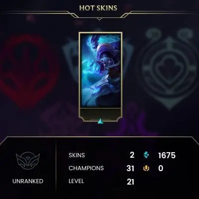 #911 [NO EMAIL ACCESS] - LAS - 31 CHAMPIONS - 2 SKINS - 1675 BLUE ESSENCE - LAST PLAY JANUARY 2021 - SAFE 100% - WARRANTY