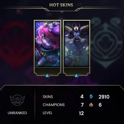 #1085 [NO EMAIL ACCESS] - EUW - 7 CHAMPIONS - 4 SKINS - 2910 BLUE ESSENCE - LAST PLAY AUGUST 2015 - SAFE 100% - WARRANTY