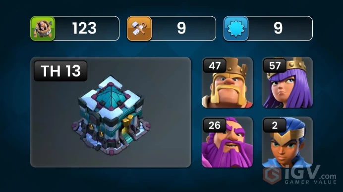M106◆TH 13 NEW◆HERO: 46,56,31,26◆BH 9◆Magic Item Loaded