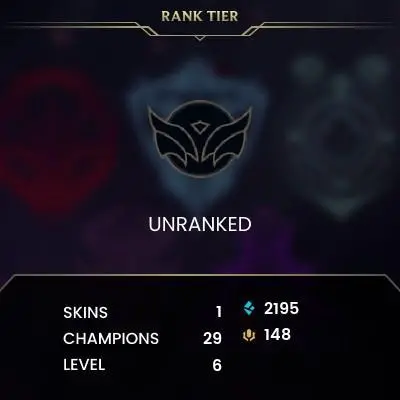 #1344 [NO EMAIL ACCESS] - EUNE - 29 CHAMPIONS - 1 SKINS - 2195 BLUE ESSENCE - LAST PLAY OCTOBER 2015 - SAFE 100% - WARRANTY