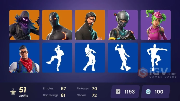[PC] 50 skins | OG STW | The Reaper | Elite Agent | Blue Team Leader | Omega (stage 5) | Rogue Agent | Blue Striker | Prodigy | 100 VB