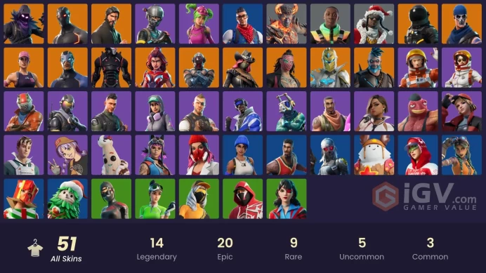 [PC] 50 skins | OG STW | The Reaper | Elite Agent | Blue Team Leader | Omega (stage 5) | Rogue Agent | Blue Striker | Prodigy | 100 VB