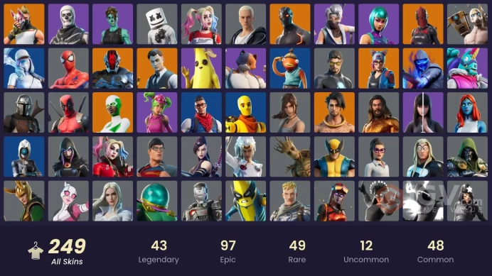 [FA | PC | XBOX | NIN] 249 Skins | Wonder | Meryy Mint Axe | Leviathan Axe | OG STW | GOld Midas | Gold Brutus | Rogue Agent