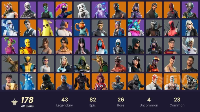 [PC/PSN] 177 skins | Galaxy | The Reaper | Glow | Elite Agent | Gold Brutus | WORLD CUP | Gold Midas | Omega (stage 5) | Rogue Agent | 450 VB