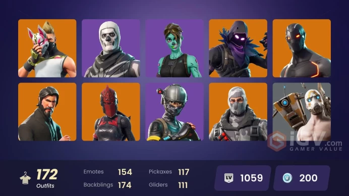 FA - [PSN/XBOX] - 172 skins | OG STW | The Reaper | Elite Agent | Rogue Agent | Sub Commander | Blitz | Havoc | Spider Knight | Lynx | Luxe 