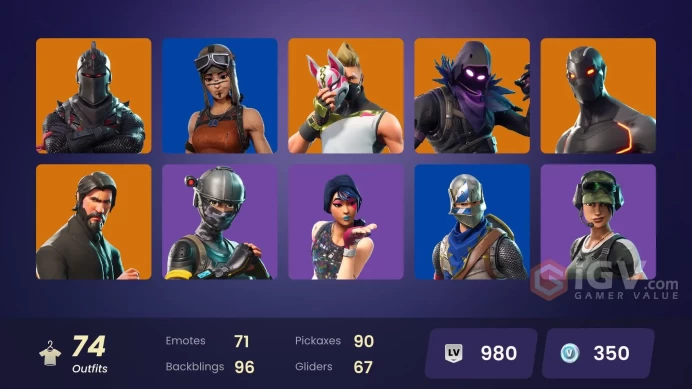 [PC/PSN] 74 skins | Black Knight | Sparkle Specialist | The Reaper | Blue Squire | Royale Knight | Elite Agent | 350 VB