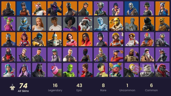 [PC/PSN] 74 skins | Black Knight | Sparkle Specialist | The Reaper | Blue Squire | Royale Knight | Elite Agent | 350 VB