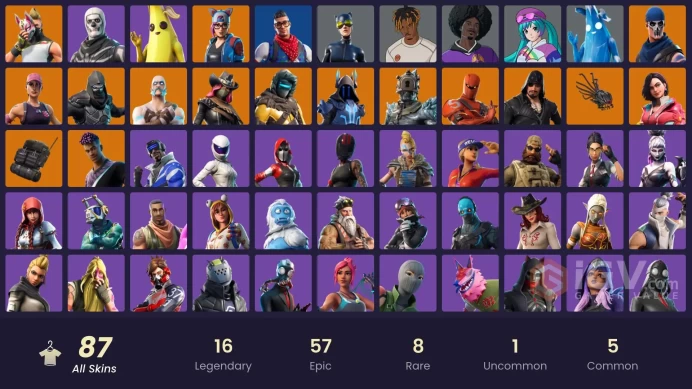 *[PC/XBOX/PSN] 87 skins | OG STW | Blue Team Leader | CHANGABLE MAIL | Carbon Commando | Blue Striker | Point Patroller | FNCS Champion Seeker |
