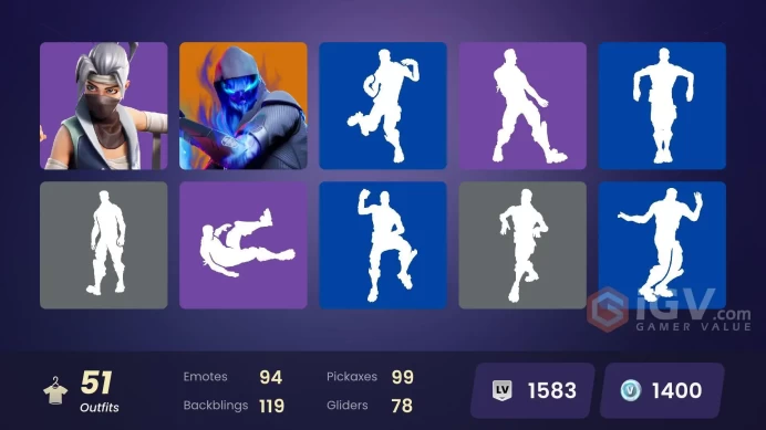 *[PC/XBOX/NINT] | OG STW (Super Deluxe) | CHANGEABLE MAIL | 51 skins | 1400VB | Catalyst | Fusion | Rippley vs Sludge | Polar Peely | Shadowbird