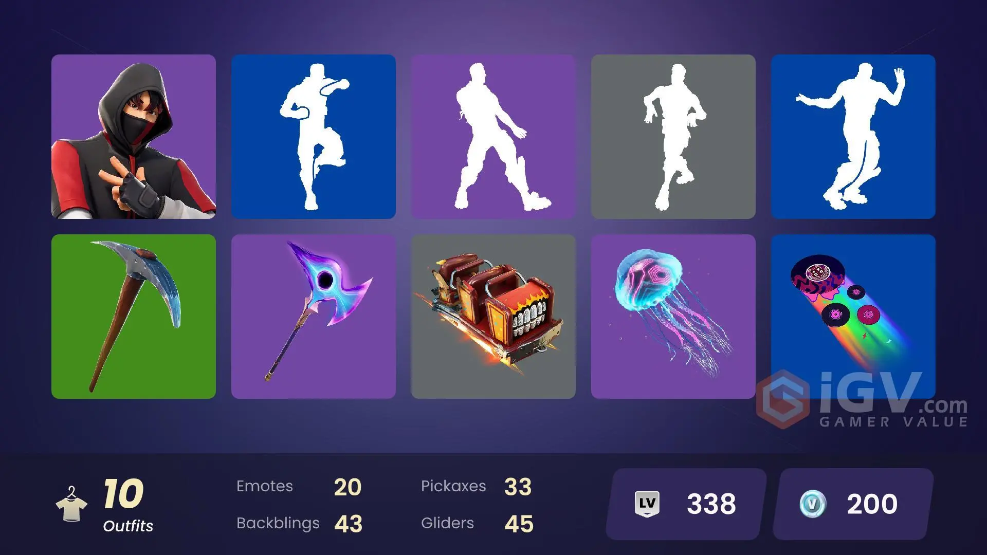 [PC] 10 skins | IKONIK | Andromeda | Polar Peely | Slayer Juice WRLD ...