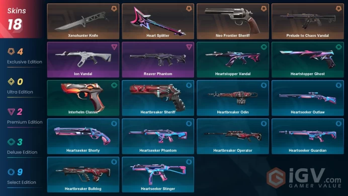 [EU\TURKEY] - SKINS 18 - KNIFE 2 - Heart Splitter - Xenohunter Knife - Neo Frontier Sheriff - FULL ACCESS - INSTANT DELIVERY