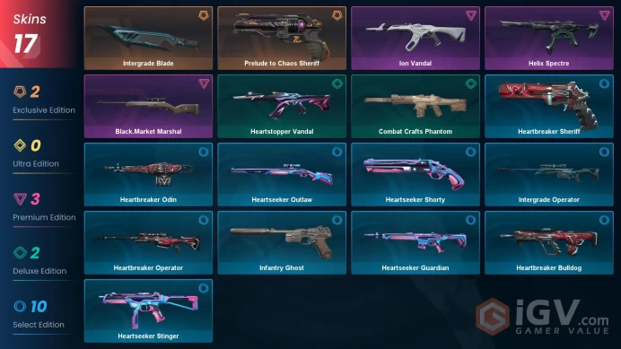 [EU\TURKEY] - SKINS 17 - KNIFE 1 - Prelude to Chaos Sheriff - Intergrade Blade - Ion Vandal - FULL ACCESS - INSTANT DELIVERY