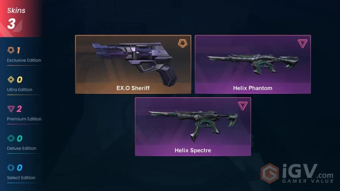 [EU] - SKINS 3 - EX.O Sheriff - Helix Phantom - Helix Spectre - FULL ACCESS - INSTANT DELIVERY
