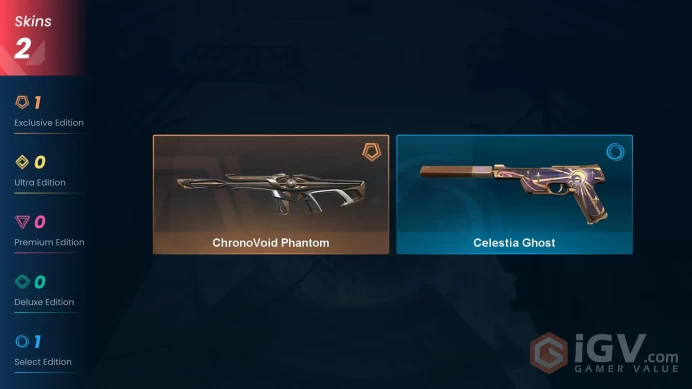 [EU] - SKINS 2 - ChronoVoid Phantom - FULL ACCESS - INSTANT DELIVERY