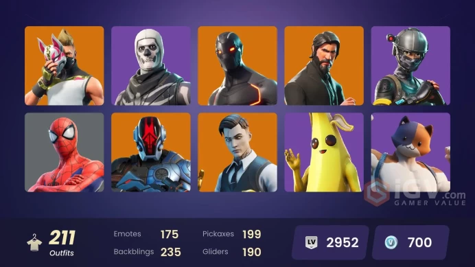 FA - [XBOX/SWITCH/PC] - 204 skins | OG STW | The Reaper | Elite Agent | Take The L | Gold Brutus | Gold Meowscles | Gold Midas [ULTRA SAFE]