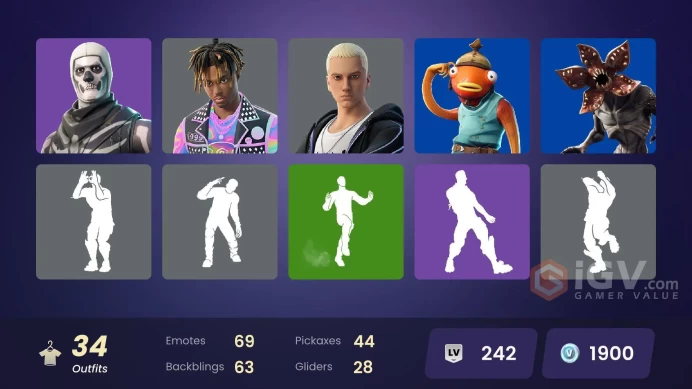 [ALL PLATFORMS]-Demogorgon OG-Fishstick-Party Trooper-Skull Trooper-Ghostface-Snoop Dogg-Rick Grimes-Juice WRLD-Michonne-Spider-Man Zero-