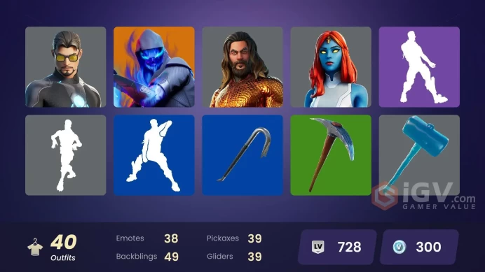 FA - [PSN/XBOX/SWITCH/PC] - 40 skins | Fusion | Gear Specialist Maya | Dark Power Chord | Rippley vs Sludge | Sith Trooper [ULTRA SAFE]