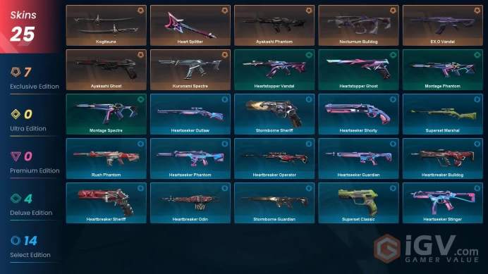 EU 3 skins | EX.O Vandal | Nocturnum Bulldog | Kuronami Spectre | V0056