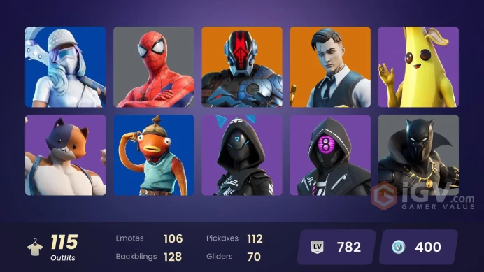 {ALL PLATORMS[-115 Skin-120K V-BUCKS Spend-FULL ACCESS-