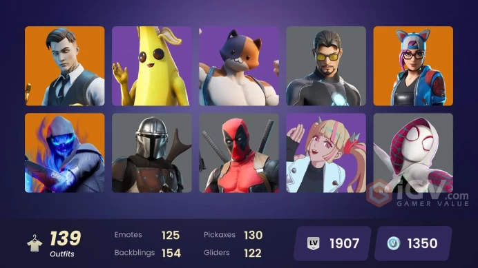 [PSN/XBOX/SWITCH/PC] - 139 skins | OG STW | Master Chief | Gold Brutus | Gold Meowscles | Gold Midas | Fusion | Fade | Zero [ULTRA SAFE]