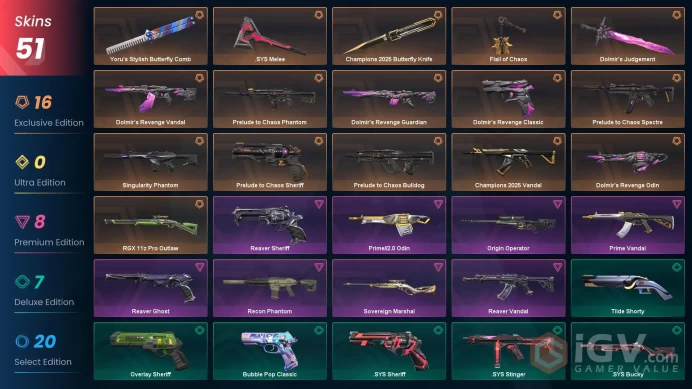 33EU/TR Market&V25 ACT5 Plat II &Champions 2025 Sett-Prelude Sett-Dolmir Sett-Yoru Butterfly-Prime/Reaver Vandal-Origin OP&Insant Delivery