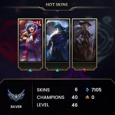 [EUW] Season 2026 - Silver 1 - 1W - 0L - 7K Be - Placements - 18 Hextech Chest - Safe - Instant Delivery