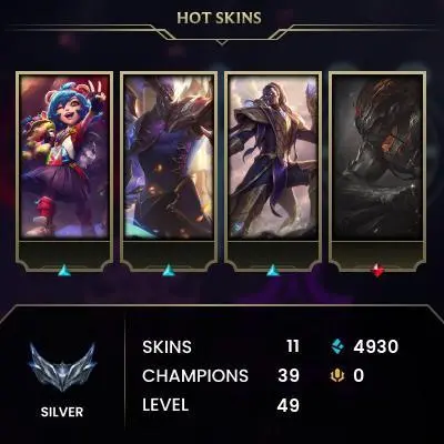 [EUW] Season 2026 - Silver 3 - 0W - 1L - 4K Be - Placements - God Fist Lee Sin - Safe - Instant Delivery