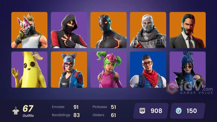 [PC/PSN/XBOX] 67 skins | IKONIK | Blue Team Leader | Sub Commander | Prodigy | Havoc | Lynx | Zenith | Hybrid | Blackheart | Carbide | 150 VB