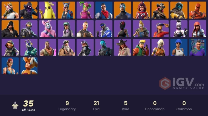 [PC/PSN/XBOX] 35 skins | Blue Team Leader | Rogue Agent | Blue Striker | Prodigy | Talk The Elf | Hot Marat | Orange Justice | Calamity | 450 VB