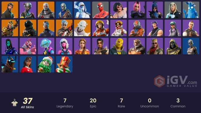 FA - PSN/XBOX/PC 37 skins | The Reaper | Blue Squire | Royale Knight | Elite Agent | Sub Commander | Havoc | Ronin | Snap | Carbide | Wukong