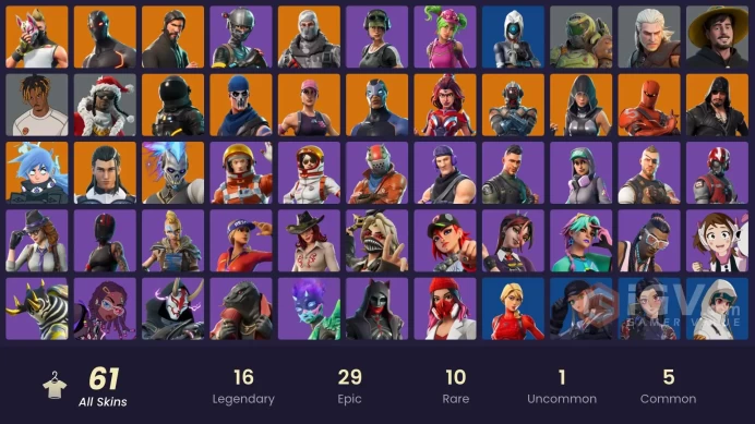 61 SKINS + THE REAPER + TAKE THE L + ELITE AGENT + BUS BANNER + STW OLD + HAVOC + OMEGA + DRIFT + MRBEAST + CARBIDE + FATE + SLAYER JUICE WRLD