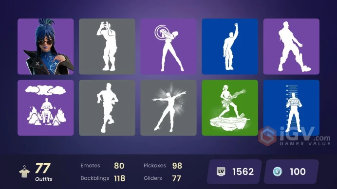 [PSN/XBOX/PC] 77 skins | Era | Mizuki | Valeria | The Imagined | The Origin | Peter Griffin | Optimus Prime | Renzo the Destroyer | Joltara