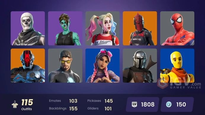 [PSN/XBOX/PC] 115 skins | Vivi Chroma | Sultura | Red Knight | Omegarok | Mizuki | Predator | The Cube Queen | Menace | Kado Thorne