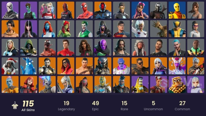 [PSN/XBOX/PC] 115 skins | Vivi Chroma | Sultura | Red Knight | Omegarok | Mizuki | Predator | The Cube Queen | Menace | Kado Thorne