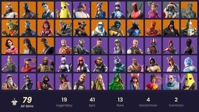 [PSN/PC] 79 skins | IKONIK | Neo Versa | Blue Team Leader | Rogue Agent | Point Patroller | Trilogy | Cloud Striker | Frostbite