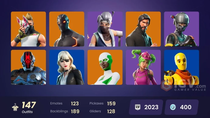 [PSN/XBOX/PC] 147 skins | The Reaper | Elite Agent | Rogue Agent | Keri Commander | Dark Voyager | Backlash | Nezumi | Valor | Omega